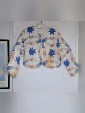 Psychic Outlaw Quilt Crop Sweatshirt XXL